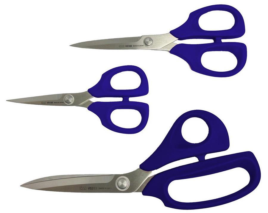 Kai GS3 5000 Series True Blue 3 Piece Scissors Gift Set (B5210B, V5165B, V5135B)