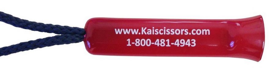 KAI Red Scissor Tip Cover With Lanyard