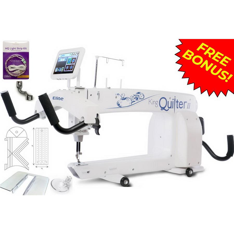 King Quilter II ELITE Long Arm Quilting Machine with Bonuses