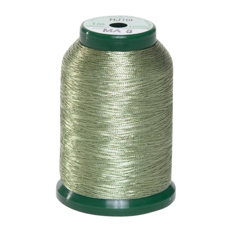 Kingstar Metallic Thread- Pale Green MA8 1000M