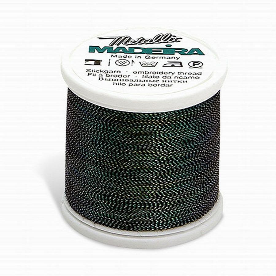 Madeira Metallic No. 40 220yds - Green/Black/Gold - 490