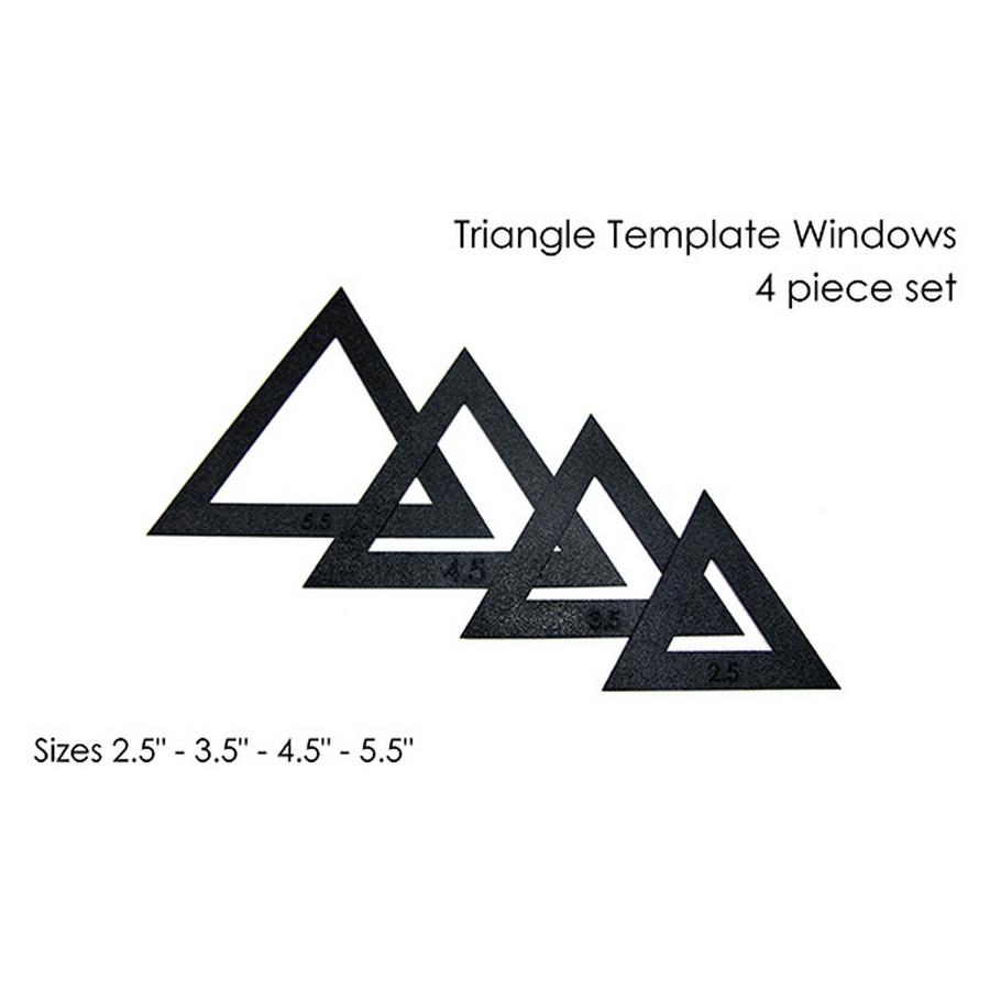 Martelli Small Triangle Fussy Cut Set (2.5in - 5.5in)
