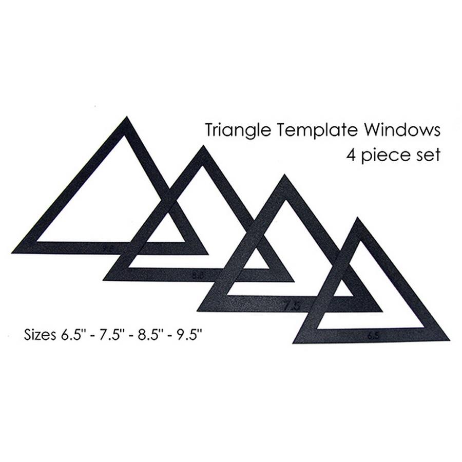 Martelli Large Triangle Fussy Cut Set (6.5in -9.5in)