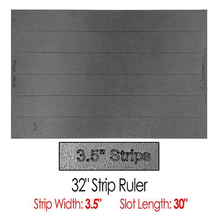 Martelli 32in Ruler with 3.5in wide strips (30in slot/strip length)