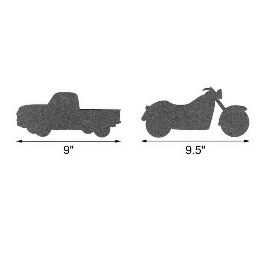 Martelli Truck & Motorcycle Tracing Template Set 2pc