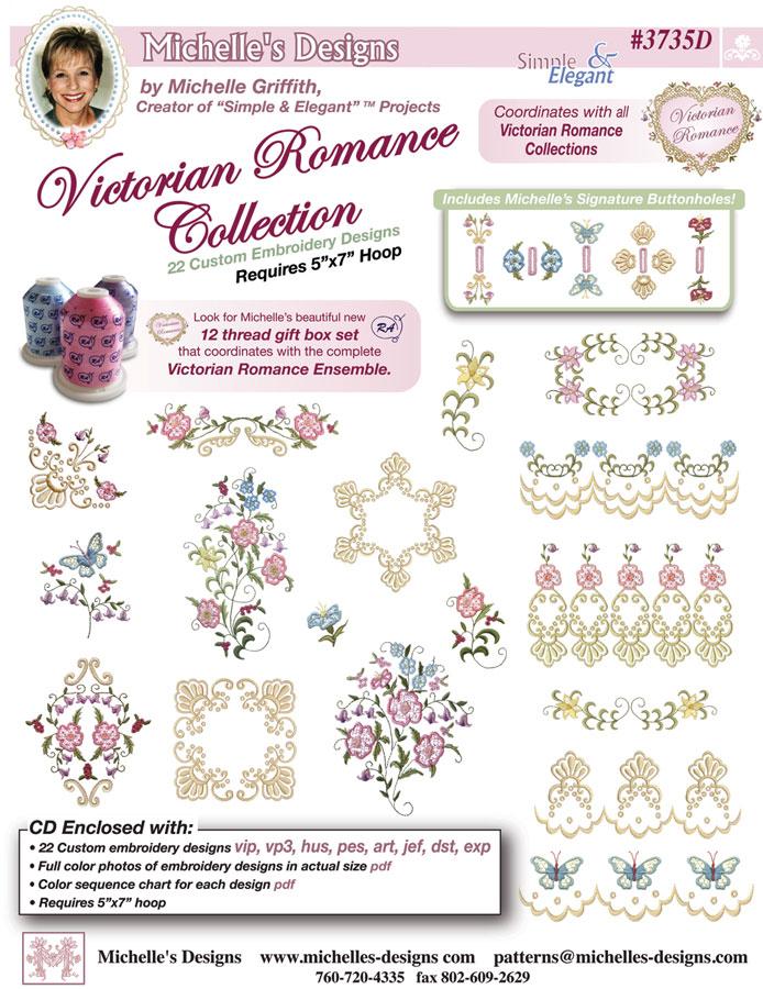 Michelles Designs - Victorian Romance Collection (#3735D)