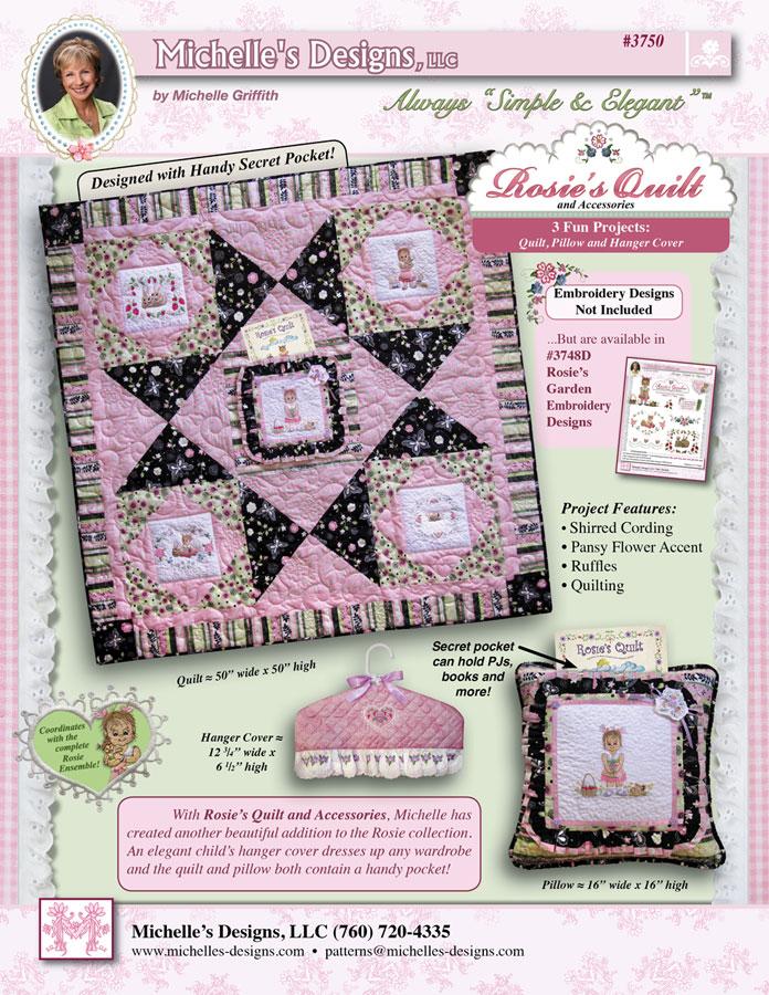 Michelles Designs - Rosies Quilt and Accessory Book (#3750)