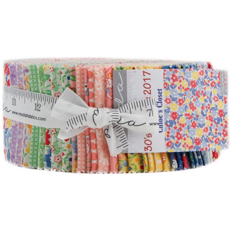 30s Playtime 2017 Jelly Roll by Chloes Closet for Moda Fabrics