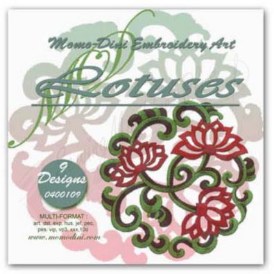 Momo-Dini Embroidery Designs - Lotuses (0400109)