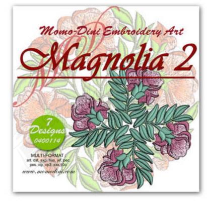 Momo-Dini Embroidery Designs - Magnolia 2 (0400114)