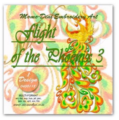 Momo-Dini Embroidery Designs - Flight of the Phoenix 3 (0400118)