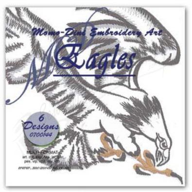 Momo-Dini Embroidery Designs - Eagles (0700144)