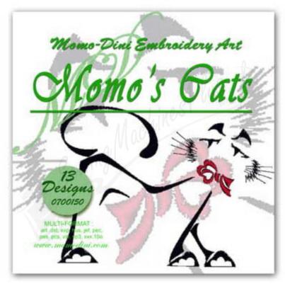 Momo-Dini Embroidery Designs - Momos Cat (0700150)