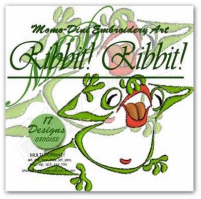 Momo-Dini Embroidery Designs - Ribbit! Ribbit! (0800152)