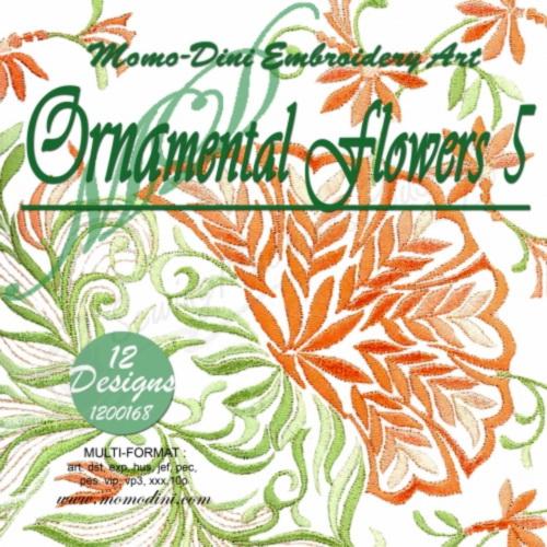 Momo-Dini Embroidery Designs - Ornamental Flowers 5 (1200168)