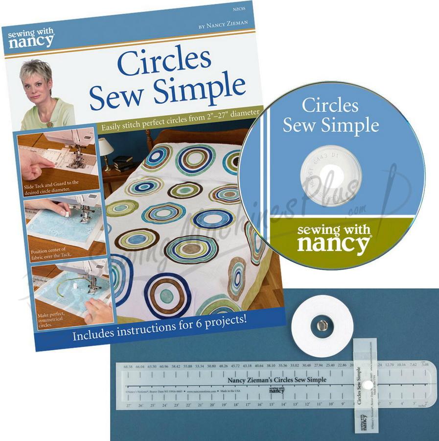 Sewing with Nancy Circles Sew Simple Tool, Book & DVD - BD2626