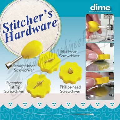 Stitchers Hardware Tool Kit - Set of 4 screwdrivers and Hard Zippered Case