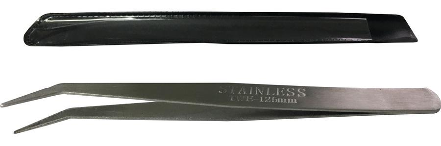 Deluxe Bent Stainless Steel Tweezers (TWE5)