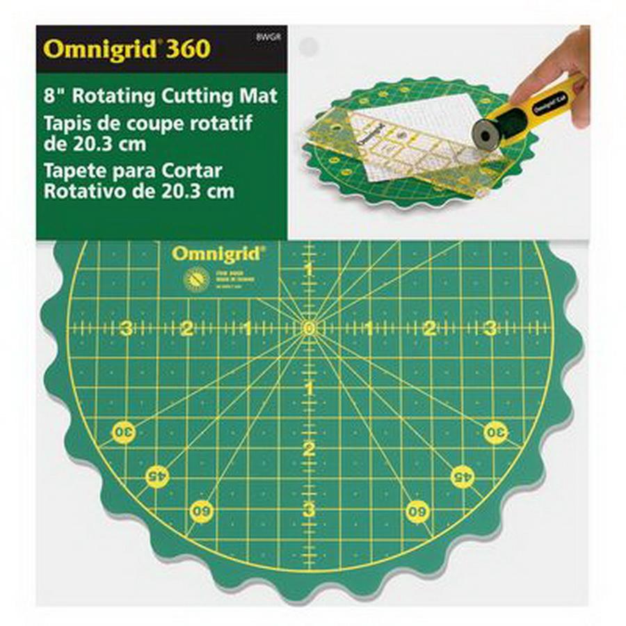 Omnigrid Rotating Cutting Mat 360, 8 in
