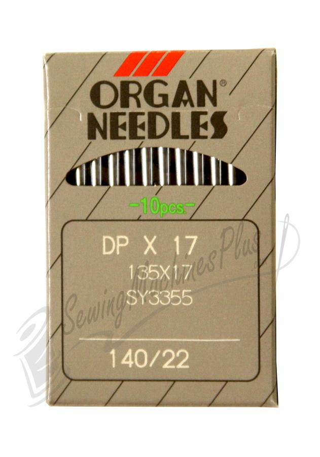 Organ Industrial Needles DBx17, 135X17 #22 10pk.