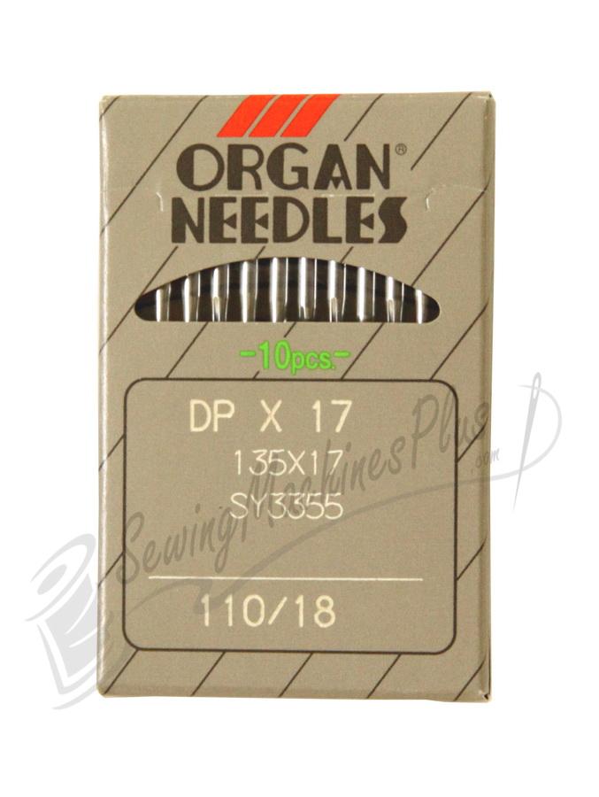 Organ Industrial Needles DPx17, 135X17 #18 10pk.