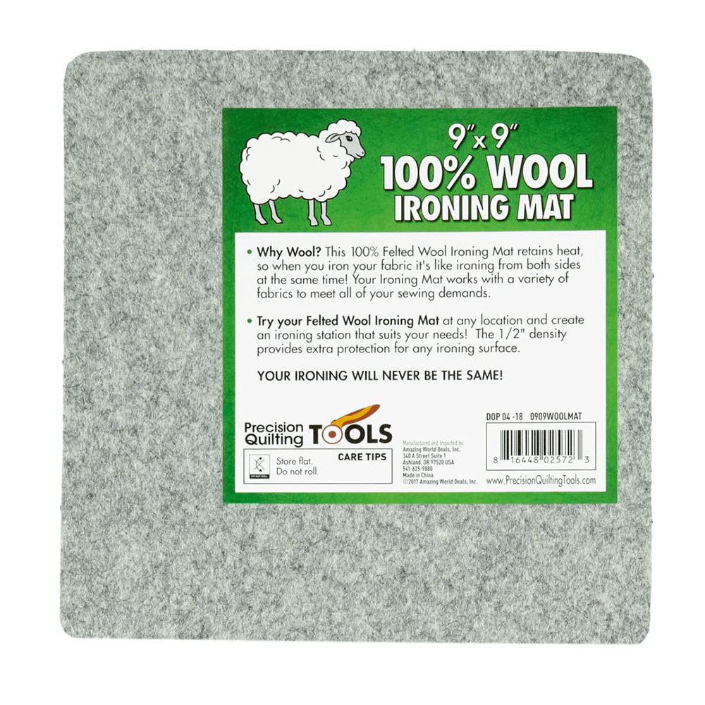 Wool Ironing Mat 9in x 9in