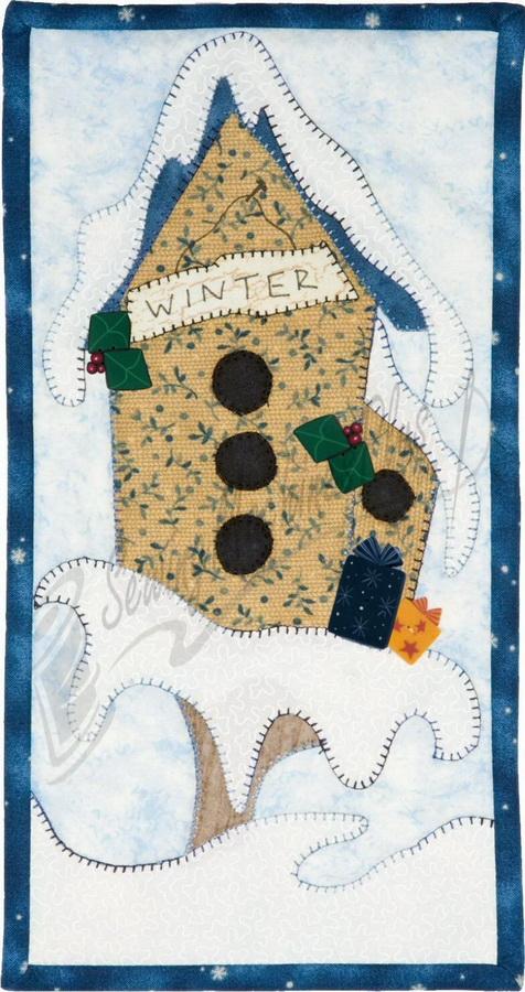 Patch Abilities Monthly Mini MM14 Winter Whimsy Birdhouse