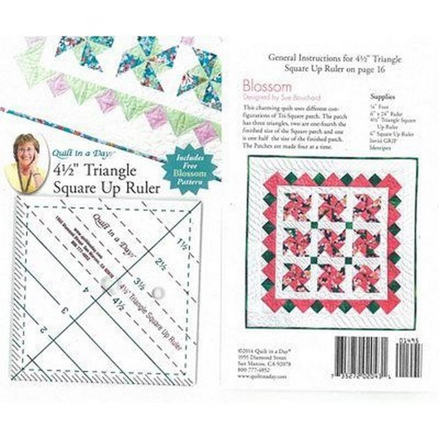Quilt in a Day Triangle SquareUp Ruler 4.5in (QD2043)