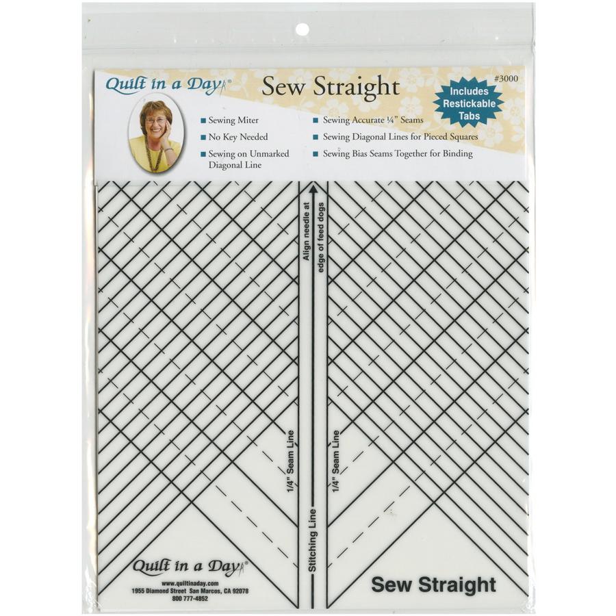 Quilt in a Day Sew Straight Ruler (QD3000)