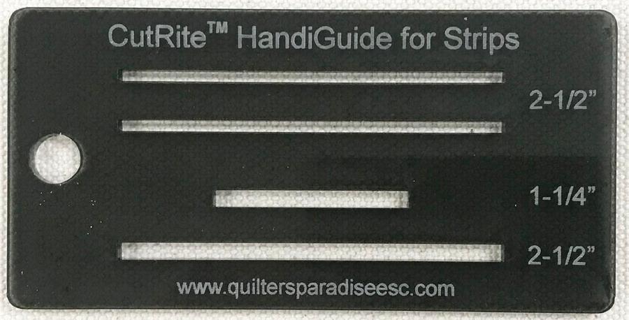 Quilters Paradise CutRite HandiGuide for Strips (Set of 2)