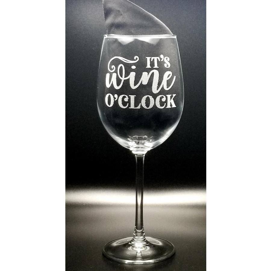 Wine Glass - Wine O Clock