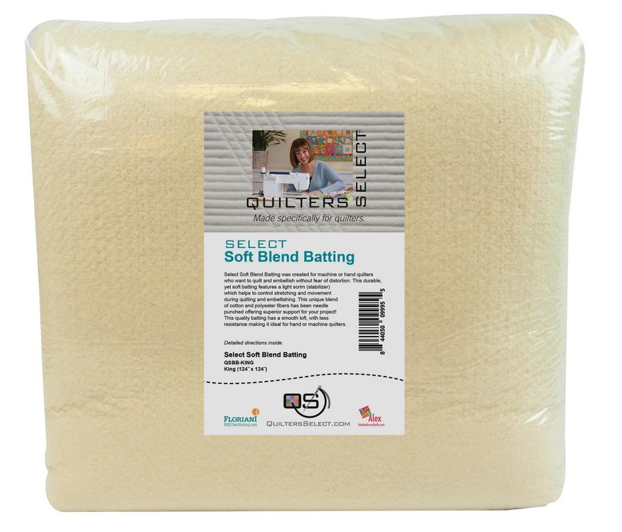 Quilters Select Blend Batting 122" x 122" - King Cut