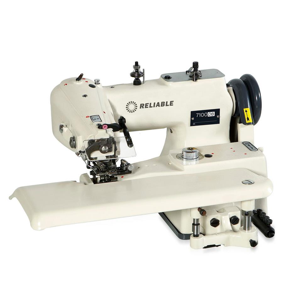 Reliable 7100DB Drapery Blindstitch Machine. Includes High Quality Table, SewQuiet Servo Motor, and SMD-LED Uberlight