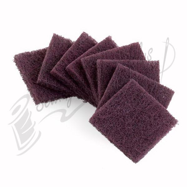 Reliable Abrasive Pad Set of 8 - Maroon