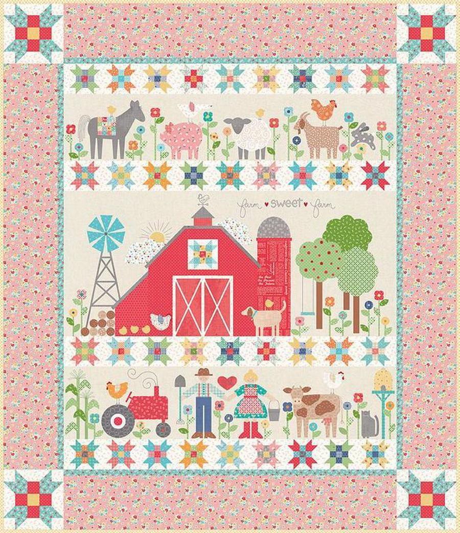 Farm Sweet Farm Quilt Fabric Kit by Lori Holt