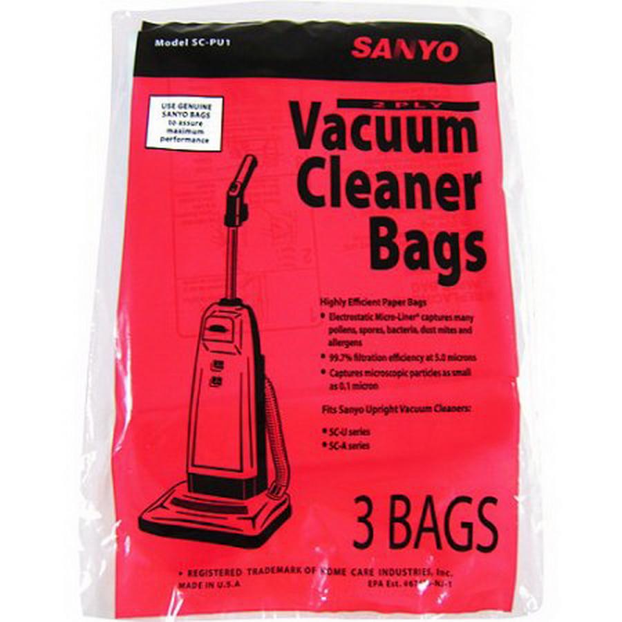 Sanyo 2-ply Vacuum Cleaner Bags, SC-U & SC-A