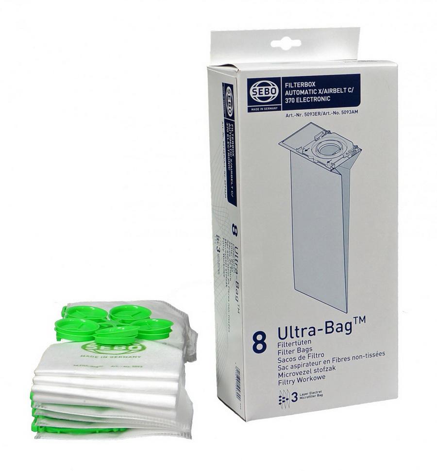 Sebo Filter Bag Box for X, G, C 300, 350 and 370 Machines