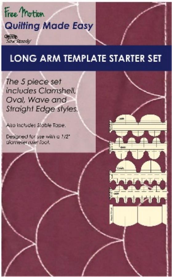 Westalee Clamshell 5pc Template Set