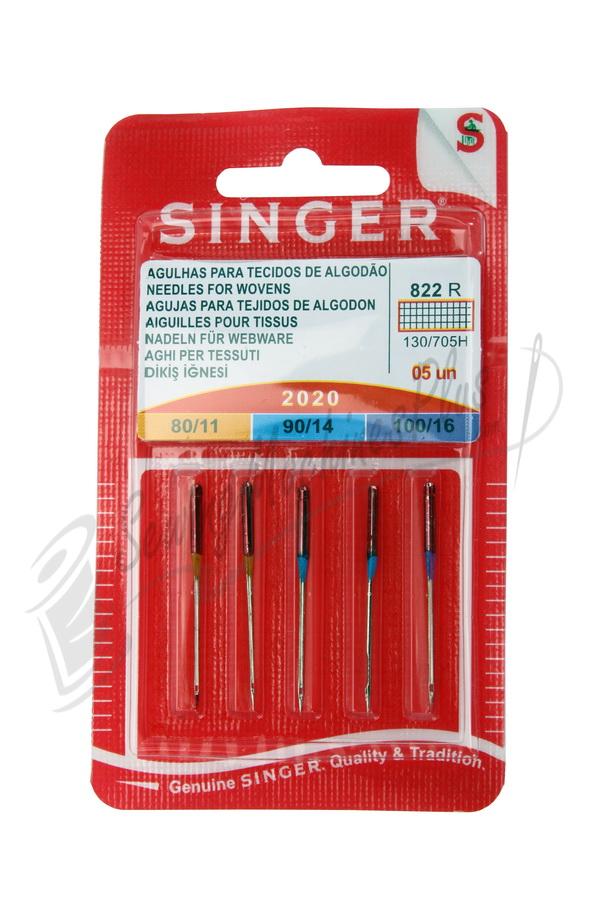 Singer Regular Point Needles - Size 11, 14, & 16