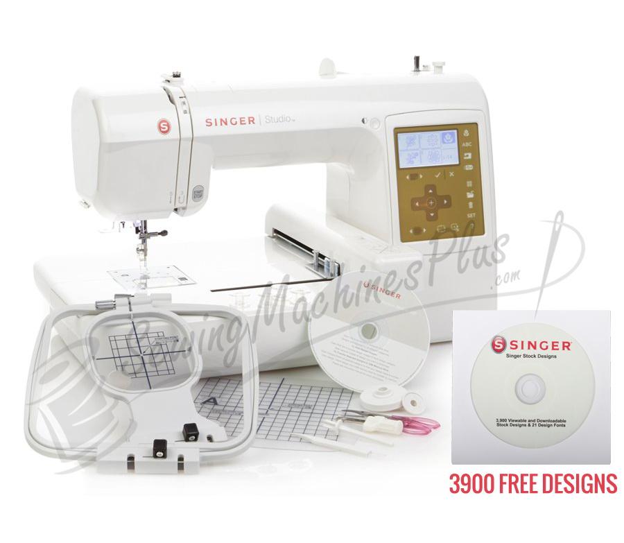 Singer S10 Studio Industrial-Grade Embroidery Machine -  Plus 3900 FREE Embroidery Designs