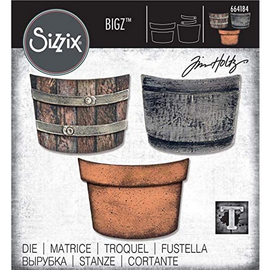 Sizzix Bigz Die Potted by Tim Holtz