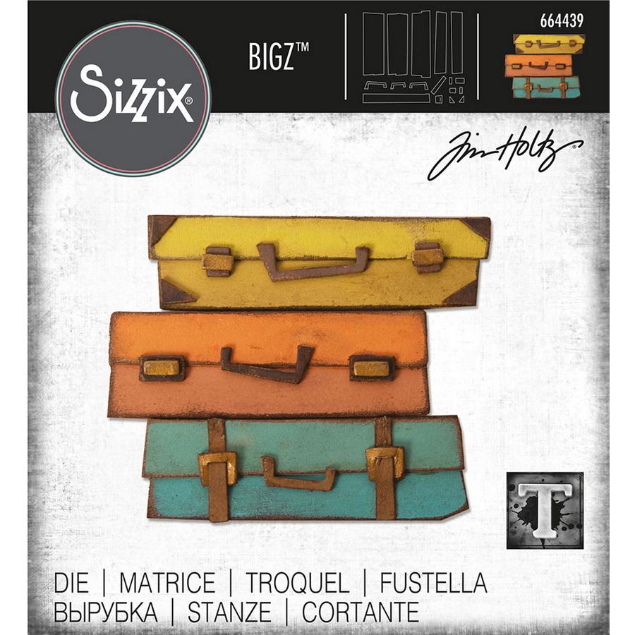 Sizzix Bigz Die Baggage Claim by Tim Holtz