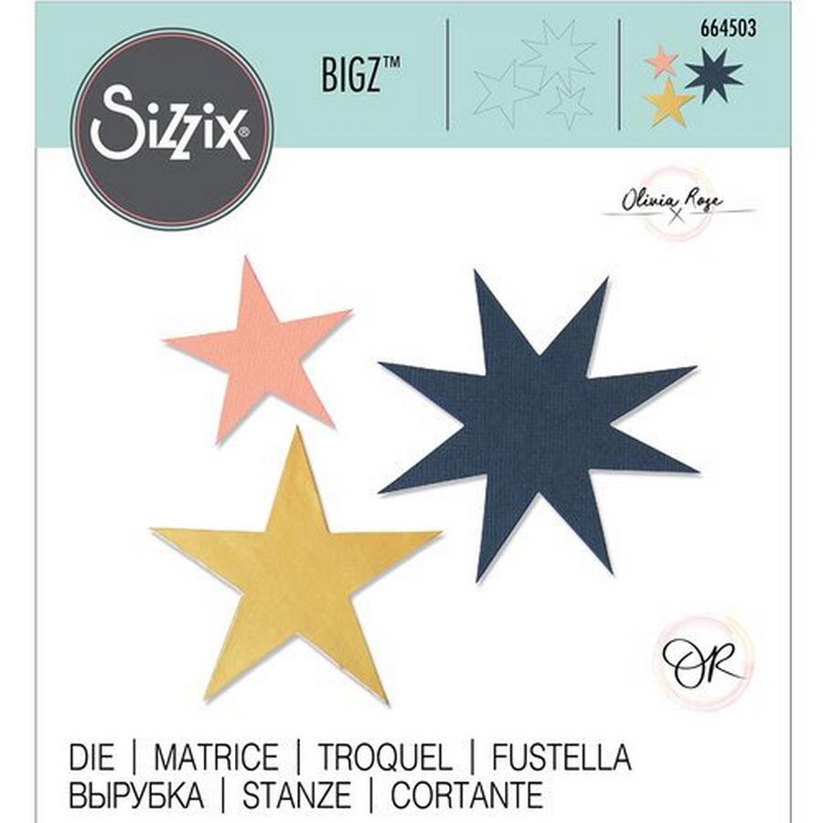Sizzix Bigz Die Winter Stars by Olivia Rose