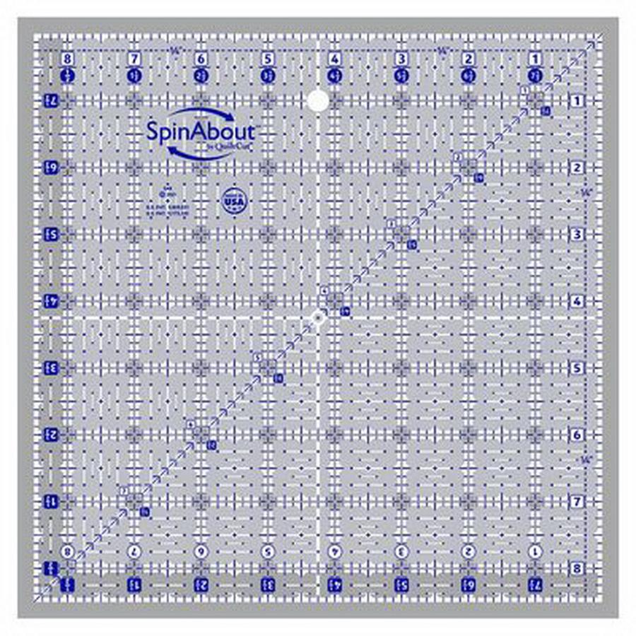 SpinAbout 8.5 in Square Ruler