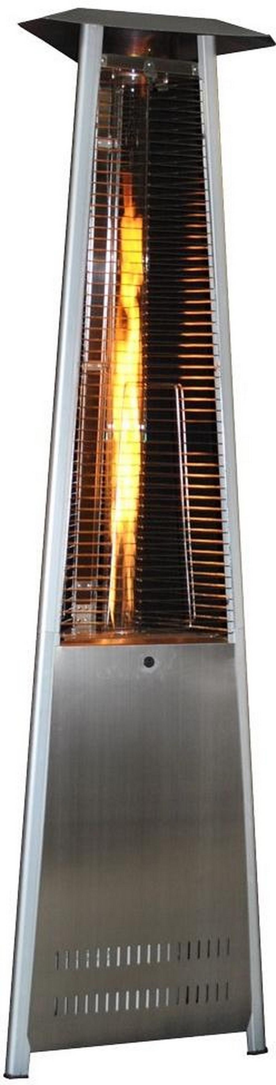 Sunheat Triangle Variable Flame Stainless Steel Patio Heater PHSQSS