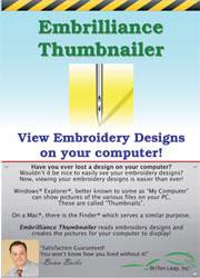 Embrilliance Thumbnailer Embroidery Software (BB-EMT10)