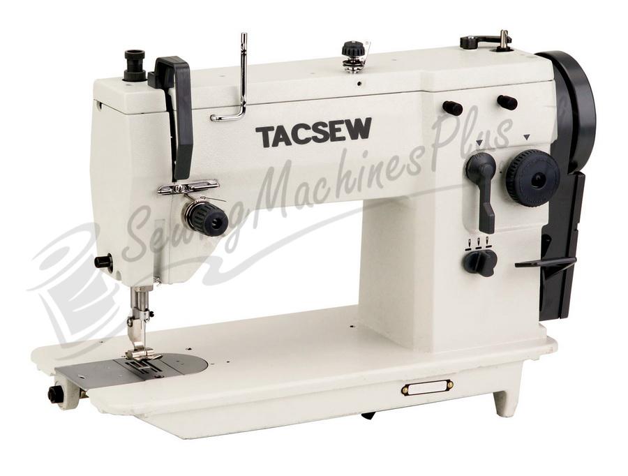 Tacsew T20U73-1 Zig Zag Industrial Sewing Machine w/ Table & Motor