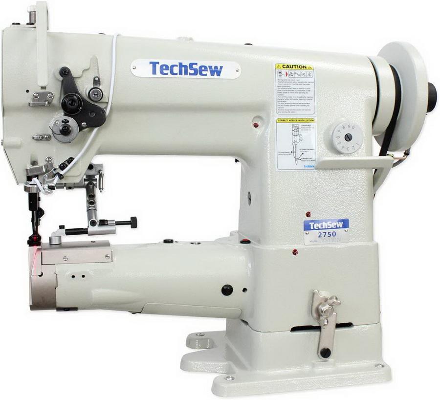 Techsew 2750 Pro With Speed Reducer Cylinder Large Bobbin Compound Feed Industrial Sewing Machine Industrial Sewing Machine with Assembled Table and Motor