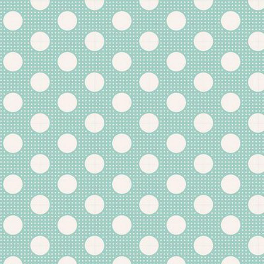 Tilda-Medium Dots Teal Fabric BOLT