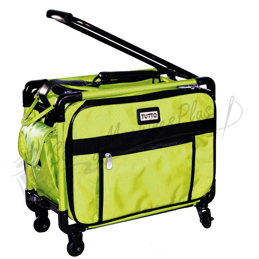 17" Tutto Small Carry-On Luggage on Wheels - LIME